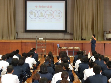 救急講習の様子2019
