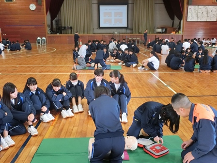 救急講習の様子2019
